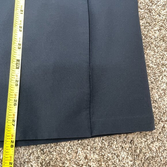 ADAY Blazer Strategy  Large Collarless‎ in Midnight Blue One Snap Button  V-Neck - Picture 8 of 8